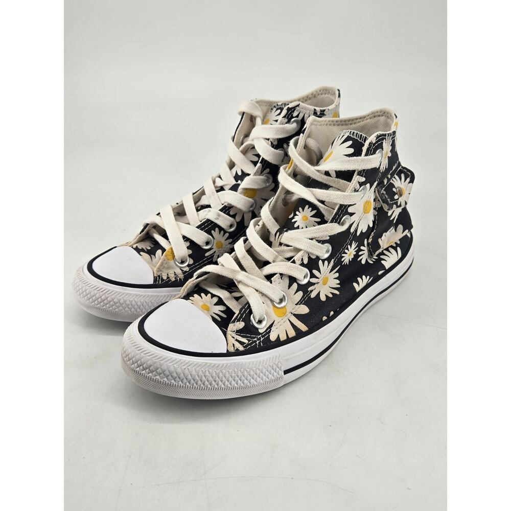 Converse All Star Pocket Hi-Top Daisies Floral Print Canvas Sneaker Shoe Sz 7 - Picture 11 of 11